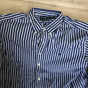 NWT Polo Ralph Lauren striped Oxford shirt XXL
